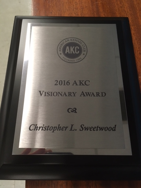 Chris Sweetwood award